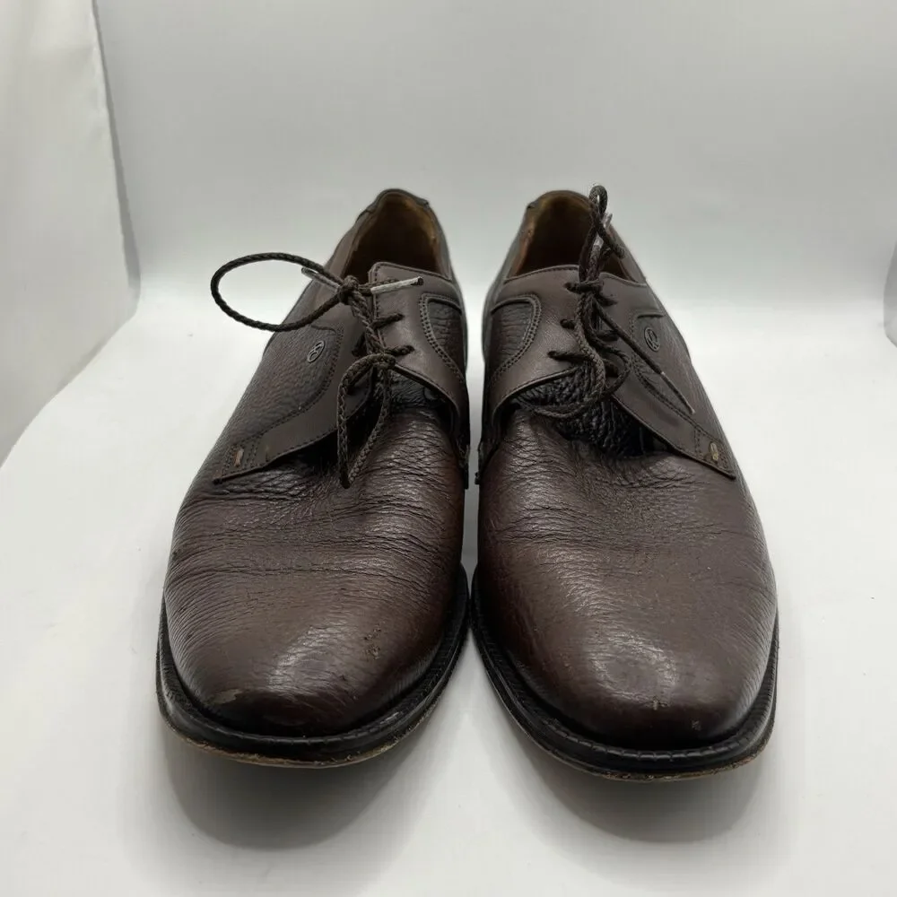Franco Cuadra Shoes Mens 26 1/2 (US 8.5) Brown Leather Designer Derby Casual